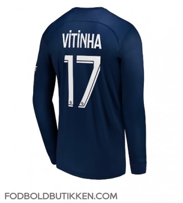 Paris Saint-Germain Vitinha Ferreira #17 Hjemmebanetrøje 2022-23 Langærmet